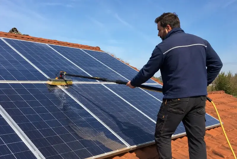 Nettoyage et entretien de panneaux solaires à Villematier
